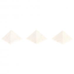 Пирамида из белого мрамора 10,5х10,5х6,5 см