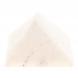 Пирамида из белого мрамора 10,5х10,5х6,5 см 126382