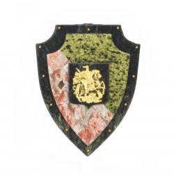 Сувенир из камня &amp;quot;Щит и меч&amp;quot; с креплением на стену