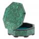 Шкатулка из малахита &amp;quot;Восьмигранная&amp;quot; 13,5х13,5х5,5 см 127943