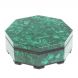 Шкатулка из малахита &amp;quot;Восьмигранная&amp;quot; 13,5х13,5х5,5 см 127943