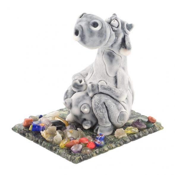 Сувенир &amp;quot;Корова&amp;quot; из мрамолита 119849