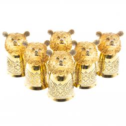 Стопки перевертыши &amp;quot;Медведь&amp;quot; набор 6 шт Златоуст