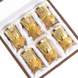 Стопки перевертыши &amp;quot;Медведь&amp;quot; набор 6 шт Златоуст