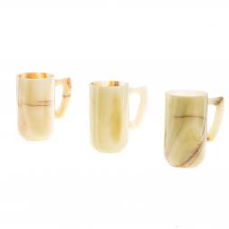 Пивная кружка из оникса 8,8х14,5 см 550 мл (4х6)