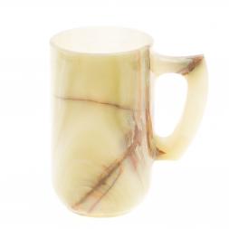 Пивная кружка из оникса 8,8х14,5 см 550 мл (4х6)