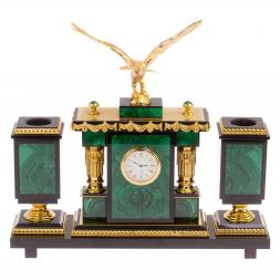 Письменный набор из малахита &amp;quot;Орел&amp;quot;