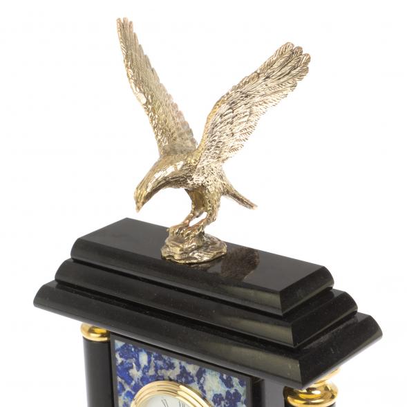 Каминные часы из лазурита &amp;quot;Орёл&amp;quot; 126840