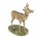 Статуэтка из бронзы &amp;quot;Лесная коза&amp;quot; змеевик 126923