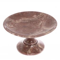 Фруктовница из лемезита 18х18х12,5 см