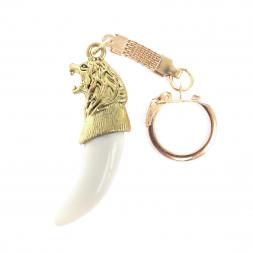 Брелок "Клык волчий зуб" цвет бронза