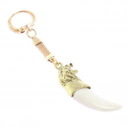 Брелок "Клык волчий зуб" цвет бронза