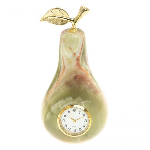Часы &amp;quot;Груша&amp;quot; из оникса 7,5х14,5 см (3х5) повтор 121813 123943