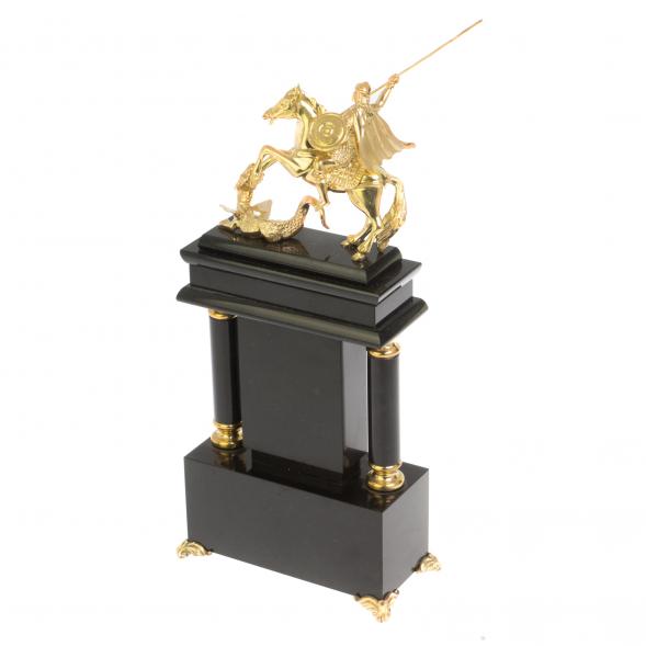 Часы &amp;quot;Георгий Победоносец&amp;quot; из родонита 126841