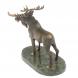 Статуэтка &amp;quot;Сохатый великан&amp;quot; из бронзы и змеевика 126924