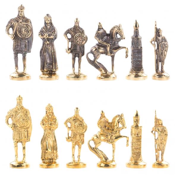 Шахматы &amp;quot;Русские&amp;quot; с бронзовыми фигурами 40х40 см 117816