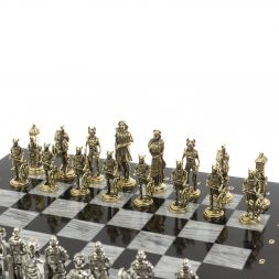 Шахматы &amp;quot;Галлы и Римляне&amp;quot; доска 36х36 см мрамор