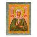 Икона настольная &amp;quot;Святая Матрона&amp;quot; камень змеевик 9х7,2х3 см 121447