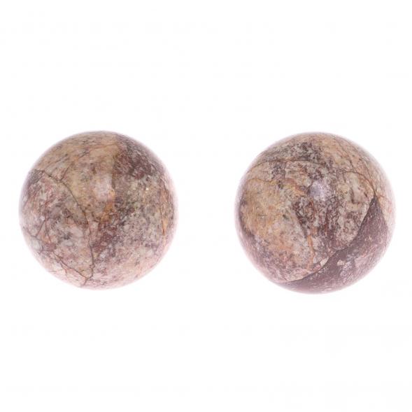 Шары для массажа 3,5 см 2 шт из креноида 125169