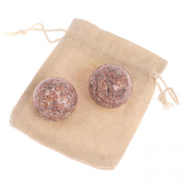 Шары для массажа 3,5 см 2 шт из креноида 125169