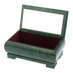 Шкатулка &amp;quot;Сова&amp;quot; из змеевика 18х10х8,5 см