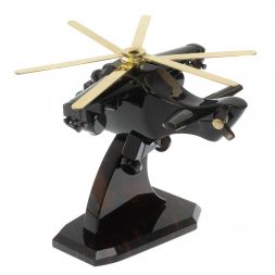 Сувенир "Вертолет аллигатор КА - 52" из обсидиана