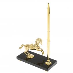 Подставка под ручку &amp;quot;Конь&amp;quot; из камня долерит