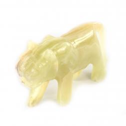 Каменная фигурка &amp;quot;Тигр&amp;quot; из натурального оникса 10,5х3,3х6,8 см (4)