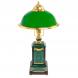 Настольная лампа камень малахит 116478