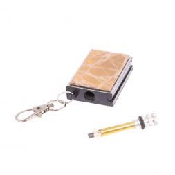 Брелок огниво &amp;quot;Вечная спичка&amp;quot; с накладкой из яшмы 2,8х1,3х5 см