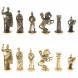 Шахматы &amp;quot;Римские&amp;quot; бронза 44х44 см из мрамора и змеевика 129659