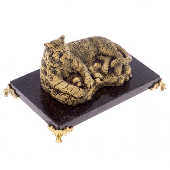 Статуэтка фигурка &amp;quot;Тигр лежит&amp;quot; на подставке из камня 122246