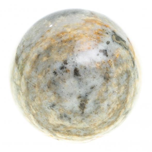 Шар из камня офиокальцит 7 см 123588