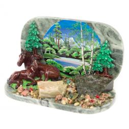 Композиция &amp;quot;Лошадь с жеребенком&amp;quot;