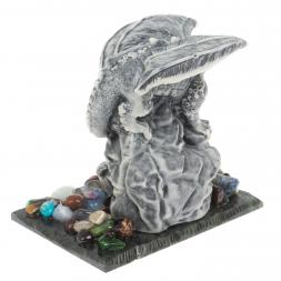 Сувенир "Дракон на камне" из мрамолита