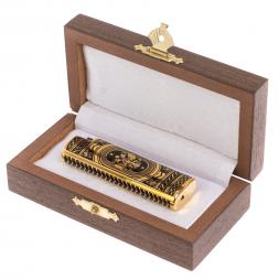 Подарочная зажигалка "Герб РФ" Златоуст