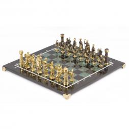 Шахматы "Римские" бронза березит 410х410 мм