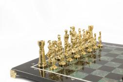 Шахматы "Римские" бронза березит 410х410 мм