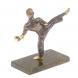 Статуэтка из бронзы &amp;quot;Каратист&amp;quot; камень змеевик 125793