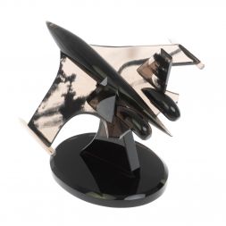 Сувенир "Самолет СУ - 30 у" из черного обсидиана