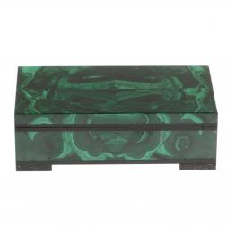 Шкатулка из малахита 12х6х4 см