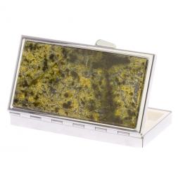 Таблетница на 7 отделений камень змеевик