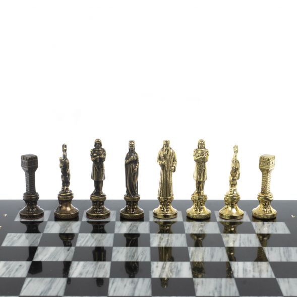 Шахматы подарочные &amp;quot;Ренессанс&amp;quot; доска 36х36 см / серый мрамор 127948