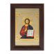 Икона гравюра &amp;quot;Спаситель&amp;quot; багет 12,5х17,5х1 см Златоуст 128021