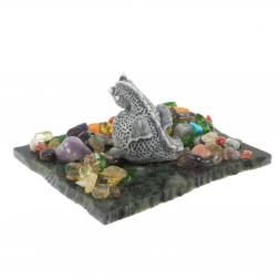 Сувенир "Влюбленный дракон" малый из мрамолита