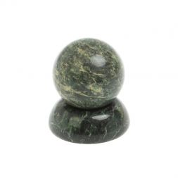 Шар 4 см из шабровского змеевика 5х5х5,5 см