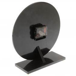 Настольные часы &amp;quot;Мозаика&amp;quot; из малахита и долерита 26х24х9 см