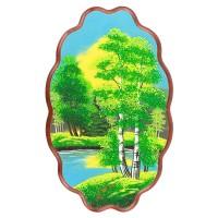 Панно с рисунком из камня &amp;quot;Летний пейзаж&amp;quot; 45х29 см 119588