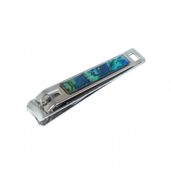 Кусачки для ногтей камень азурит 129248