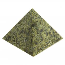 Пирамида 6х6х5,5 см камень змеевик